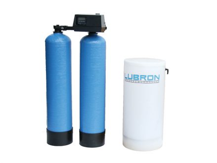 The Lubron B45-DV water softener can provide softened water 24 hours a day because of its duplex water softener system.