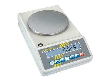 The KERN precision balance 573 is an all-rounder for laboratory purposes with precise counting and simple user guidance.