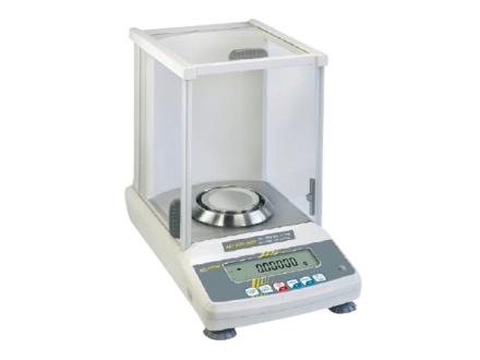 La balanza analítica ABS-N/ABJ-NM cuenta con un sistema de pesaje con una célula de gran calidad y dispone de la certificación CE.