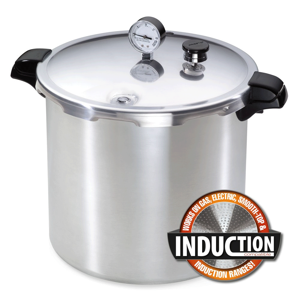Induction compatible Presto pressure cooker canner